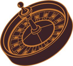 Bespoke event design: custom roulette wheel with branded layout and elegant lighting